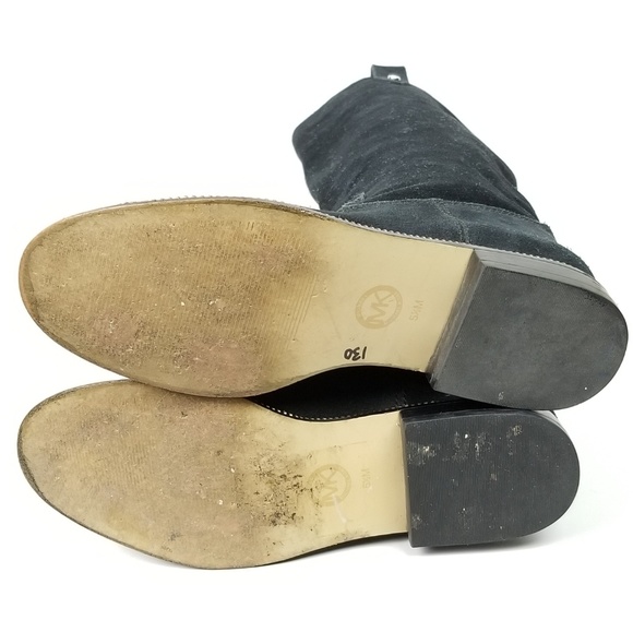 Michael Kors Bayview Suede Riding Boots Sz 5.5 - Picture 6 of 8